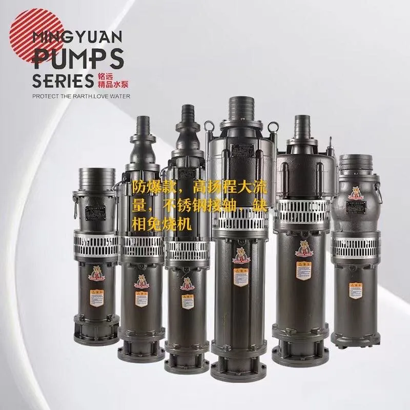 Explosion-Proof Large Flow Phase-Loss Protection Submersible Pump