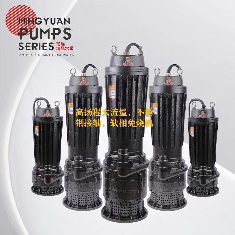 High Head Large Flow Stainless Steel Shaft Submersible Pump